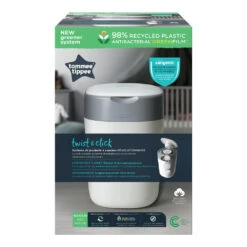 Tommee Tippee Poubelle à Couches Twist & Click Blanc 15 Tommee Tippee Poubelle à Couches Twist & Click Blanc -Allobébé sg095110013 7