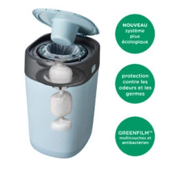 Tommee Tippee Poubelle à Couches Twist & Click Bleu -Allobébé sg095110037 6