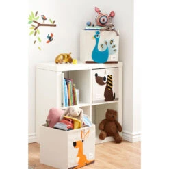 3 Sprouts Cube De Rangement Rhinocéros 33 X 33 Cm -Allobébé sp066000078 2
