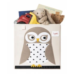 3 Sprouts Cube De Rangement Chouette 33 X 33 Cm -Allobébé sp066000405 3