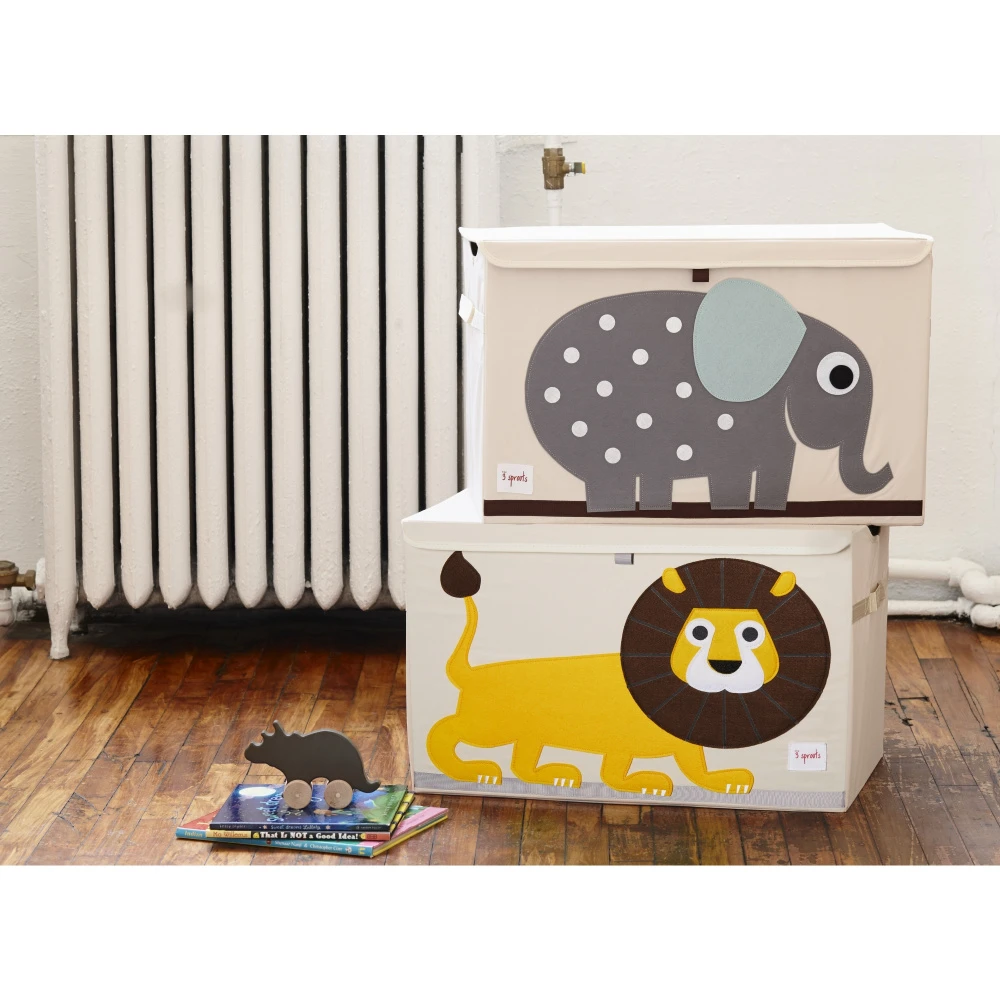 3 Sprouts Coffre à Jouets éléphant 3 3 Sprouts Coffre à Jouets éléphant – Image 3