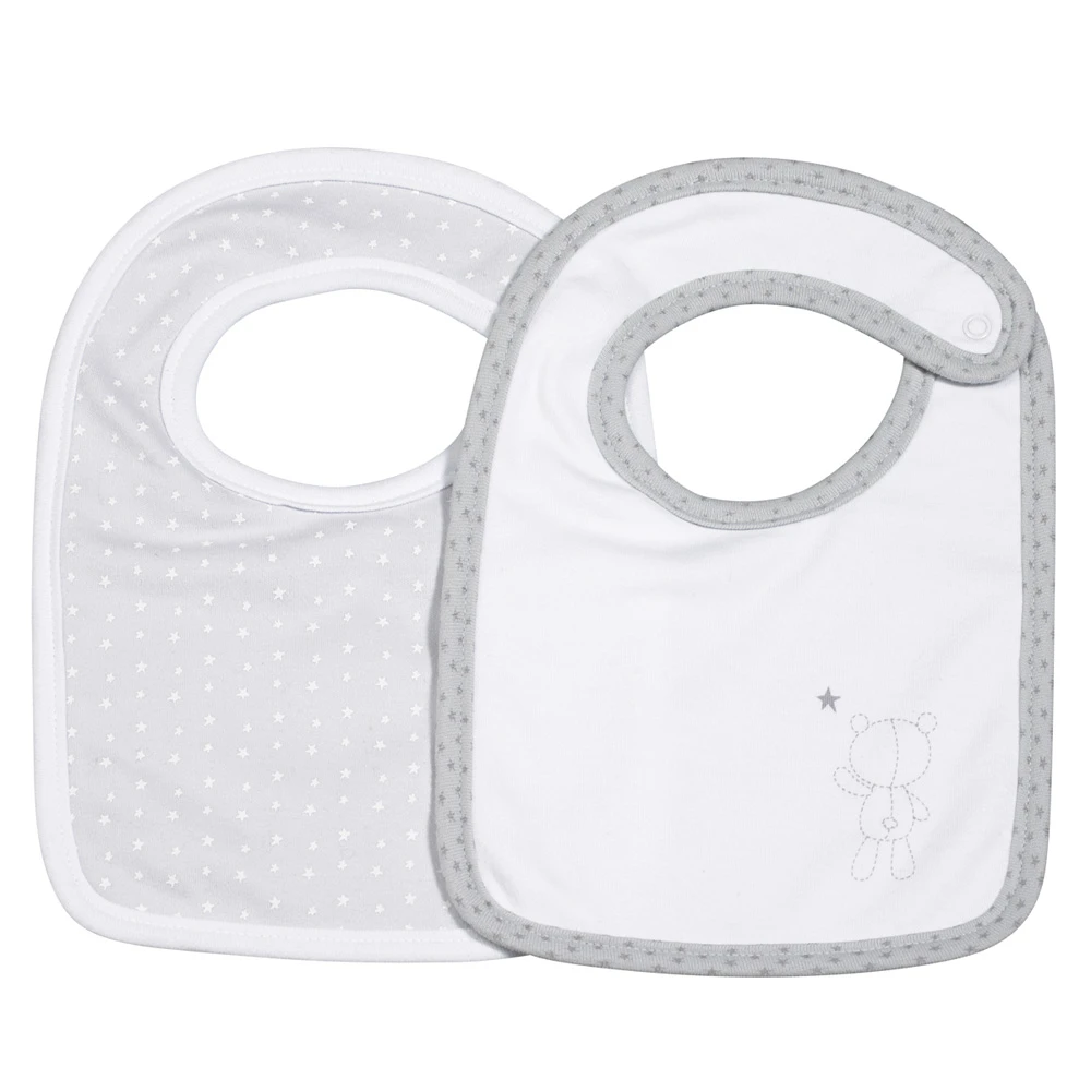 Lot De 2 Bavoirs Céleste 1 Lot De 2 Bavoirs Céleste