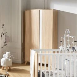 Chambre Trio Lit Little Big Bed 70x140 + Commode + Armoire Nova Blanc Lin 19 Chambre Trio Lit Little Big Bed 70x140 + Commode + Armoire Nova Blanc Lin -Allobébé st061615715 9