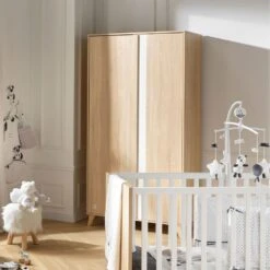 Chambre Bébé Trio Lit Bébé 60x120 + Commode+armoire Nova Blanc Lin 20 Chambre Bébé Trio Lit Bébé 60x120 + Commode+armoire Nova Blanc Lin -Allobébé st061615760 9