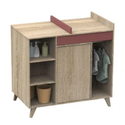 Chambre Bébé Duo Lit Bébé 60x120 + Commode Nova Rose Canyon 11 Chambre Bébé Duo Lit Bébé 60x120 + Commode Nova Rose Canyon -Allobébé st061615890 5
