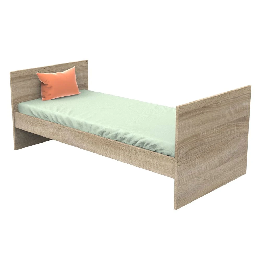 Chambre Trio Lit Combiné évolutif 70x140 En 140x190 + Commode + Armoire Nova Gris Volcan 7 Chambre Trio Lit Combiné évolutif 70x140 En 140x190 + Commode + Armoire Nova Gris Volcan – Image 7