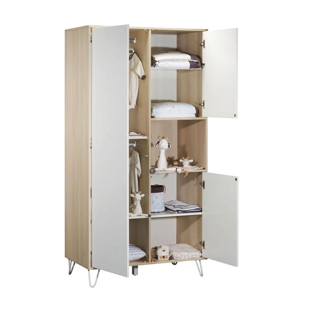 Chambre Trio Lit Little Big Bed 70x140 + Commode + Armoire Happy 3 Chambre Trio Lit Little Big Bed 70x140 + Commode + Armoire Happy – Image 3