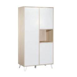 Chambre Trio Lit Little Big Bed 70x140 + Commode + Armoire Happy 18 Chambre Trio Lit Little Big Bed 70x140 + Commode + Armoire Happy -Allobébé st061654669 3