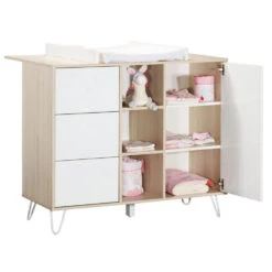 Chambre Trio Lit Little Big Bed 70x140 + Commode + Armoire Happy 22 Chambre Trio Lit Little Big Bed 70x140 + Commode + Armoire Happy -Allobébé st061654669 7