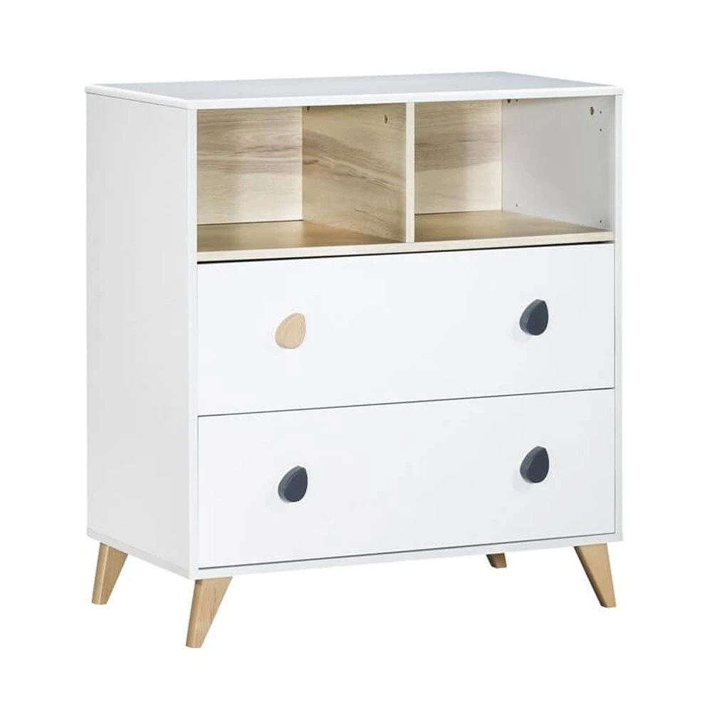 Chambre Trio Lit Little Big Bed 70x140 + Commode + Armoire Oslo Goutte 5 Chambre Trio Lit Little Big Bed 70x140 + Commode + Armoire Oslo Goutte – Image 5