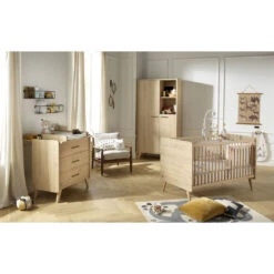 Chambre Bébé Trio Little Big Bed 70x140cm + Commode + Armoire Arty