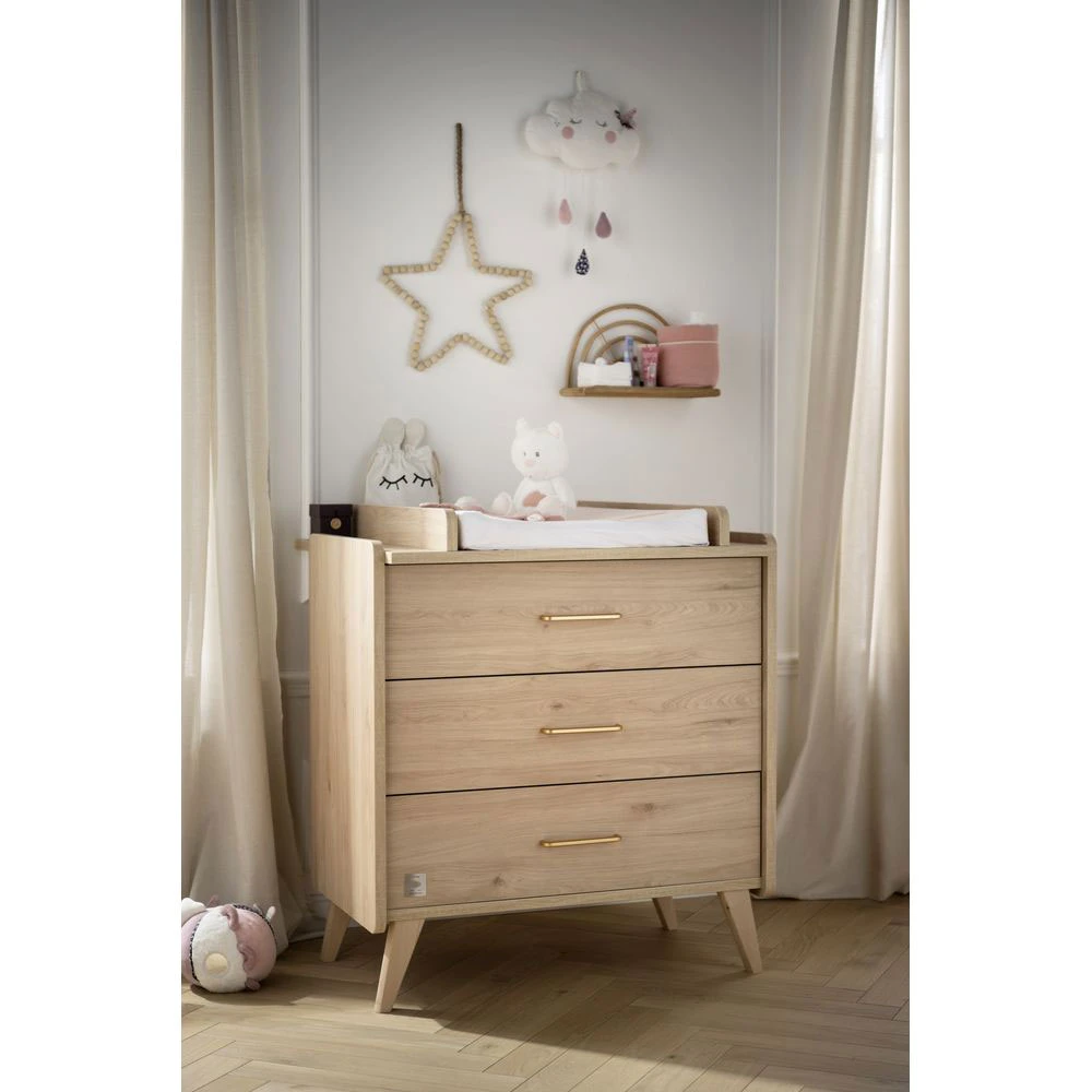 Chambre Bébé Trio Little Big Bed 70x140cm + Commode + Armoire Arty 7 Chambre Bébé Trio Little Big Bed 70x140cm + Commode + Armoire Arty – Image 7