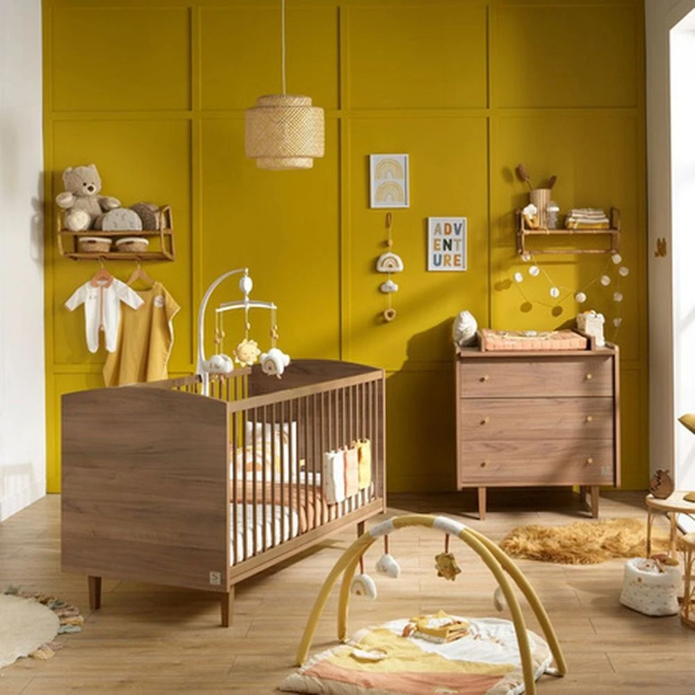 Chambre Duo Lit évolutif Bébé 70 X 140 Cm + Commode 3 Tiroirs Jazzy 1 Chambre Duo Lit évolutif Bébé 70 X 140 Cm + Commode 3 Tiroirs Jazzy