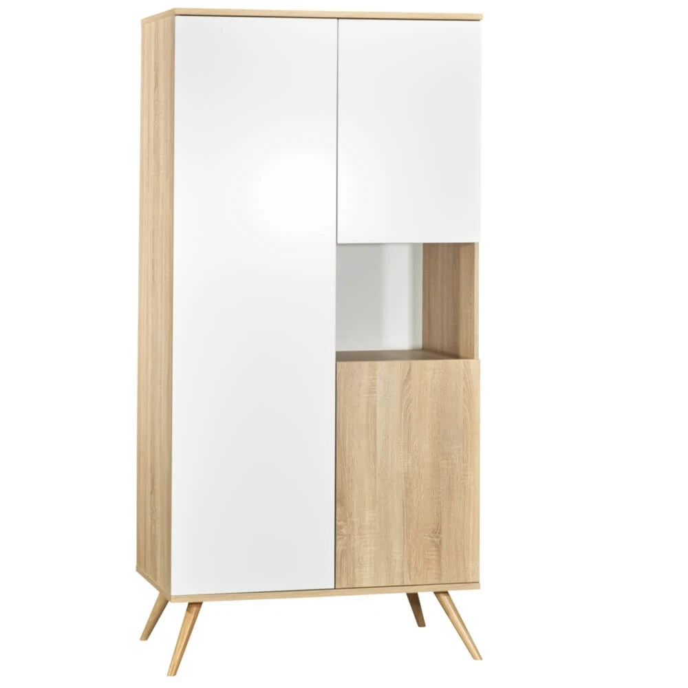 Chambre Béb Trio Lit 60x120 Cm + Commode + Armoire Seventies Bleue 4 Chambre Béb Trio Lit 60x120 Cm + Commode + Armoire Seventies Bleue – Image 4