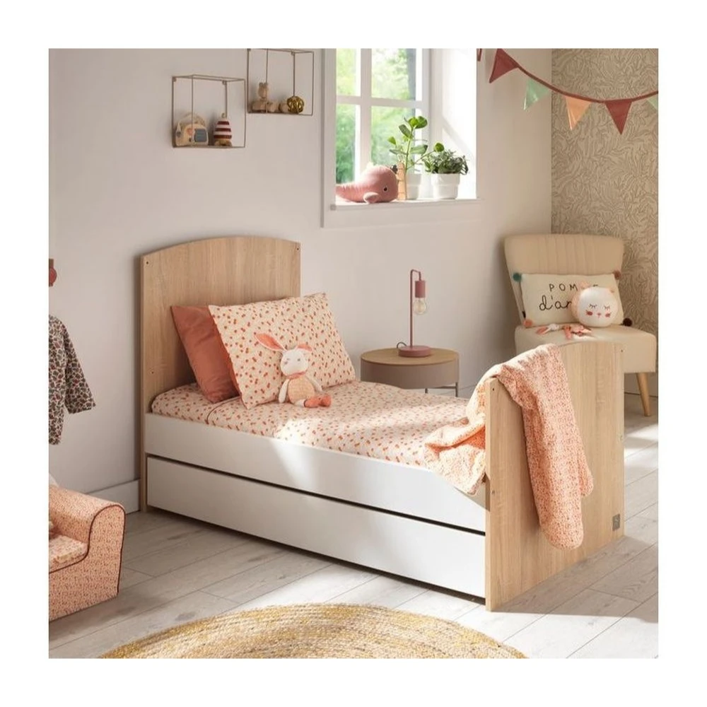 Tiroir De Lit 70x140 Cm Access Bois Blanc 5 Tiroir De Lit 70x140 Cm Access Bois Blanc – Image 5