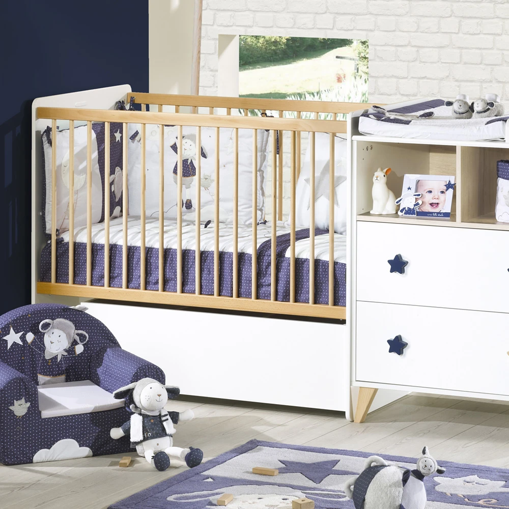 Tiroir Pour Lit Chambre Transformable 60x120 Oslo 2 Tiroir Pour Lit Chambre Transformable 60x120 Oslo – Image 2