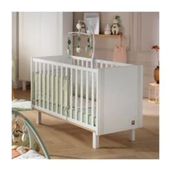 Lit Bébé 60x120 Cm Eleonore Blanc -Allobébé st063128886 2