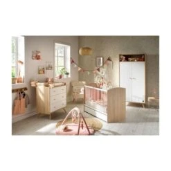 Lit Bébé 60x120 Cm Access Bois Blanc -Allobébé st063129067 2