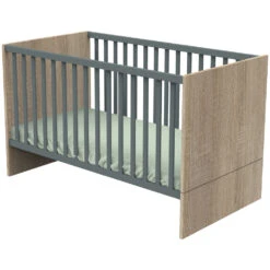 Lit Little Big Bed 70x140cm Nova Gris Volcan