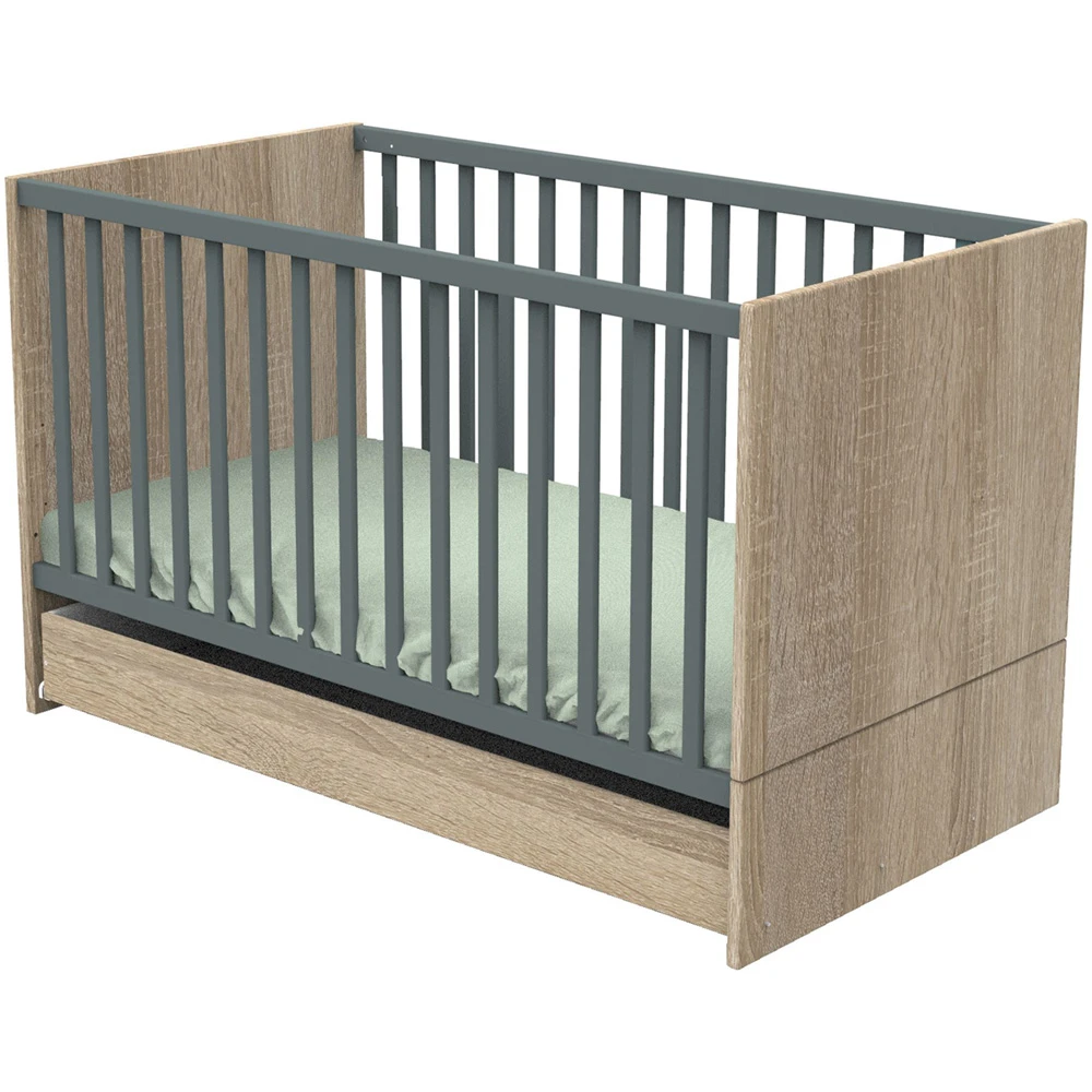 Lit Little Big Bed 70x140cm Nova Gris Volcan 2 Lit Little Big Bed 70x140cm Nova Gris Volcan – Image 2