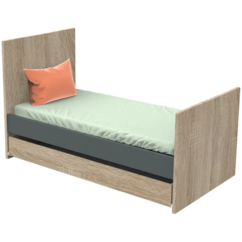 Lit Little Big Bed 70x140cm Nova Gris Volcan 3 Lit Little Big Bed 70x140cm Nova Gris Volcan – Image 3