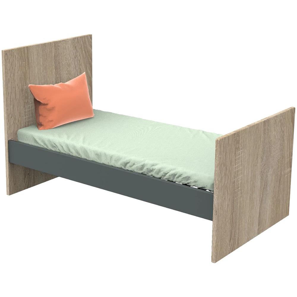 Lit Little Big Bed 70x140cm Nova Gris Volcan 4 Lit Little Big Bed 70x140cm Nova Gris Volcan – Image 4