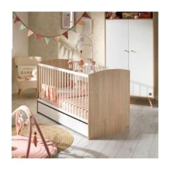 Lit évolutif Bébé Little Big Bed 70x140 Cm Access Bois Blanc -Allobébé st063329081 4
