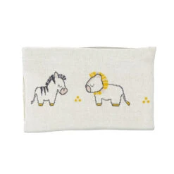 Couverture Bébé En Maille 80x100cm Pluche Et Pompon