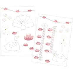 Stikers Muraux Baby Swan