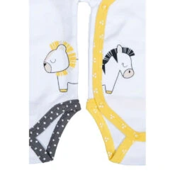 Lot De 2 Bodies Blanc Naissance Pluche Et Pompon 5 Lot De 2 Bodies Blanc Naissance Pluche Et Pompon -Allobébé st121019815 2