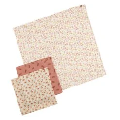 Lot De 3 Langes Coton Bio 70 X 70 Esmée 5 Lot De 3 Langes Coton Bio 70 X 70 Esmée -Allobébé st121026066 2