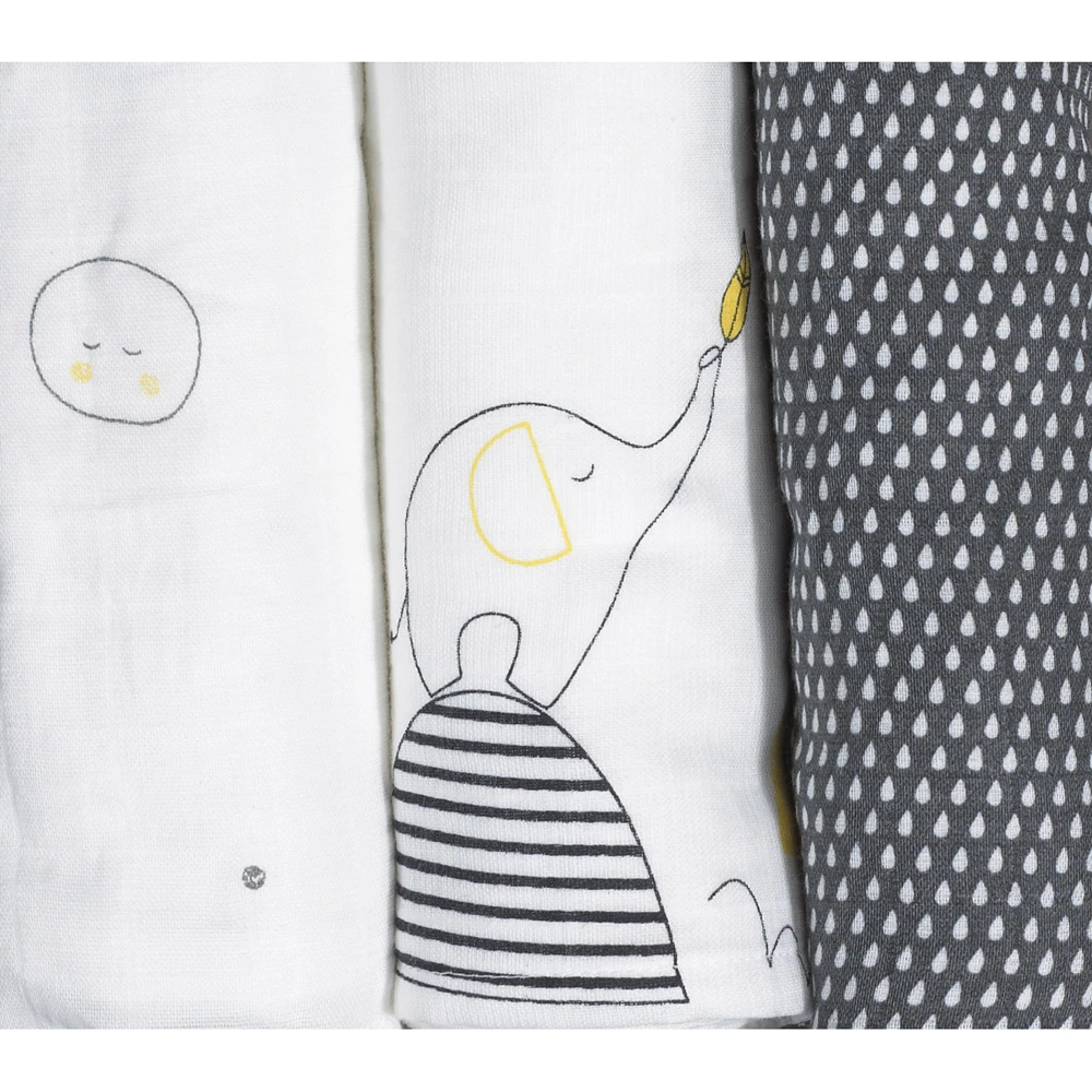 Lot De 3 Langes Bio 70x70cm Babyfan 1 Lot De 3 Langes Bio 70x70cm Babyfan