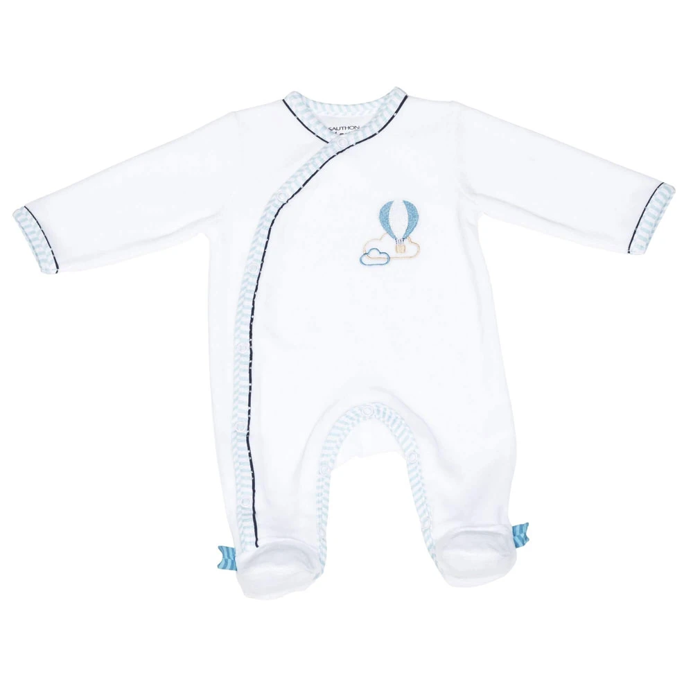 Pyjama Bébé Velours Montgolfière Lazare Naissance 1 Pyjama Bébé Velours Montgolfière Lazare Naissance