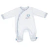 Pyjama Bébé Velours Blanc Montgolfière 3 Mois Lazare