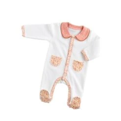 Pyjama Bébé Naissance Col Motif Floral Esmée