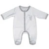 Pyjama Velours Blanc Ours Céleste 1 Mois