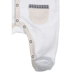 Pyjama Bébé Velours Blanc Ours Timouki 3 Mois -Allobébé st125097595 2
