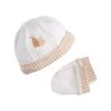 Bonnet Et Moufles Naissance Nude Botanica