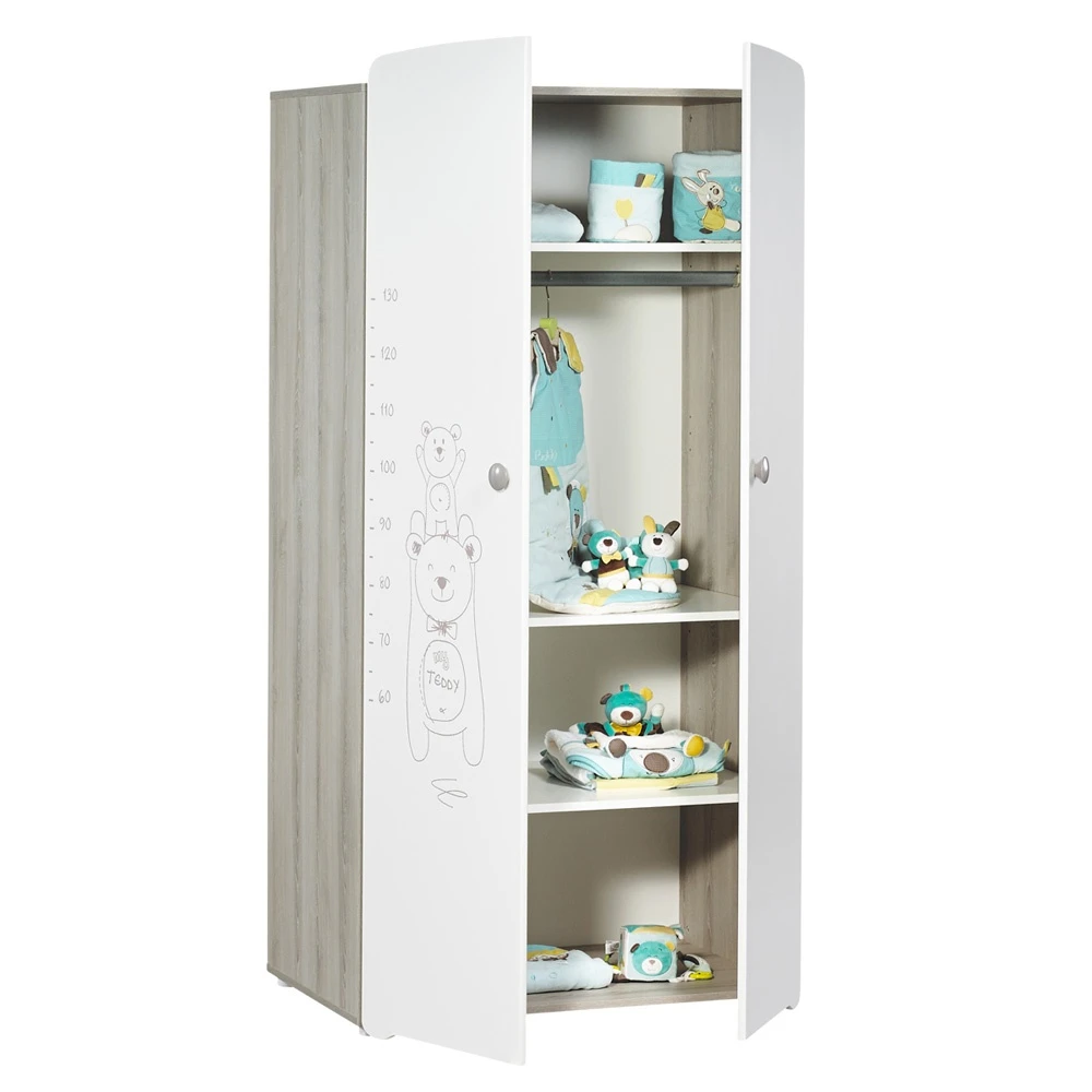 Armoire Chambre Bébé 2 Portes Teddy 2 Armoire Chambre Bébé 2 Portes Teddy – Image 2