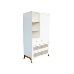 Chambre Trio Marélia Neige Lit 70x140 Cm + Commode + Armoire 9 Chambre Trio Marélia Neige Lit 70x140 Cm + Commode + Armoire -Allobébé th061607734 4
