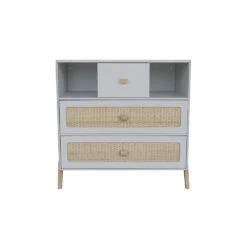 Chambre Trio Marélia Lune Lit 60x120 Cm + Commode + Armoire -Allobébé th061607741 5