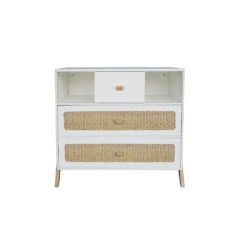 Chambre Duo Marélia Neige Lit 60x120 Cm + Commode 10 Chambre Duo Marélia Neige Lit 60x120 Cm + Commode -Allobébé th061607796 4