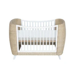 Lit Bébé évolutif Coquillage 60x120 Cm Neige -Allobébé th063345875 2