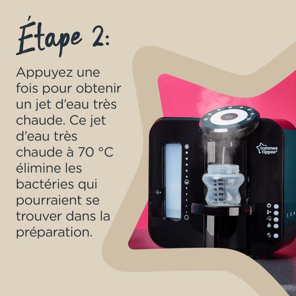 Tommee Tippee Système De Préparation De Biberons Perfect Prep Noir 6 Tommee Tippee Système De Préparation De Biberons Perfect Prep Noir – Image 6