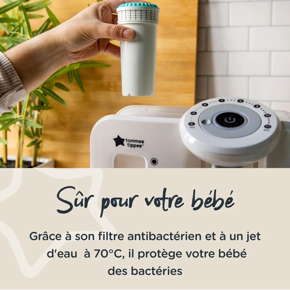 Tommee Tippee Système De Préparation De Biberons Perfect Prep Blanc 2 Tommee Tippee Système De Préparation De Biberons Perfect Prep Blanc – Image 2