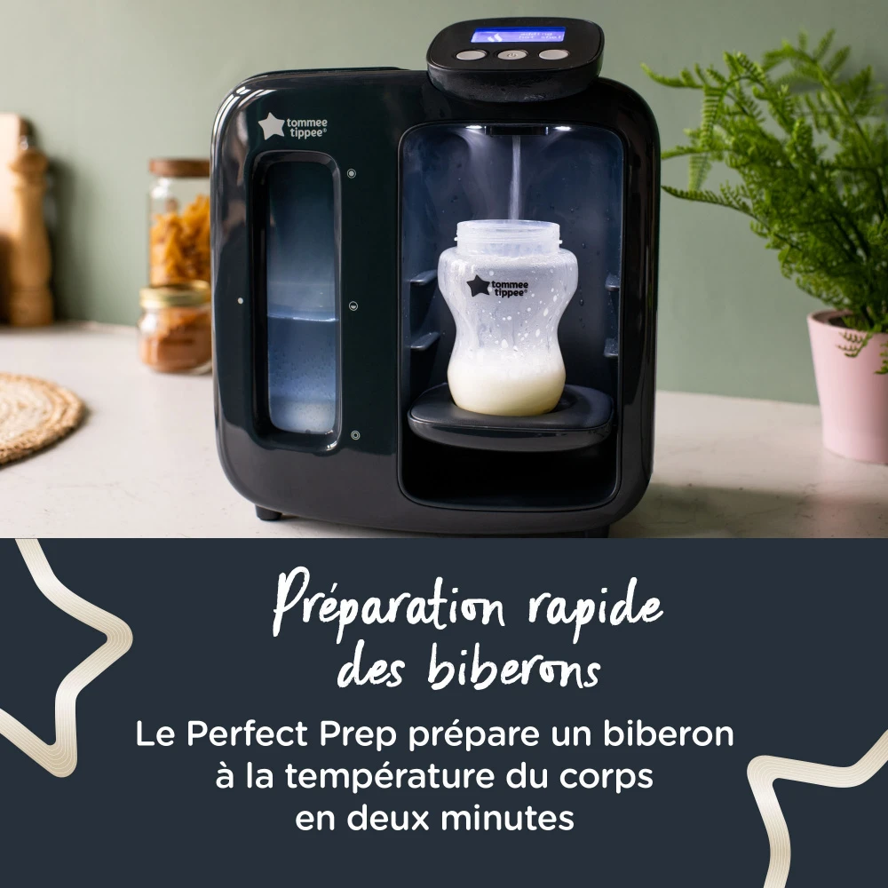 Tommee Tippee Préparateur Biberon Perfect Prep Day & Night Noir 4 Tommee Tippee Préparateur Biberon Perfect Prep Day & Night Noir – Image 4