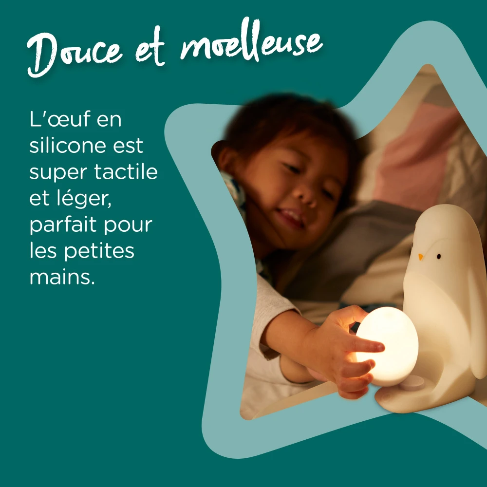 Tommee Tippee Veilleuse Bébé Grobrite Pingouin 2-en-1 Nomade 5 Tommee Tippee Veilleuse Bébé Grobrite Pingouin 2-en-1 Nomade – Image 5