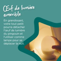 Tommee Tippee Veilleuse Bébé Grobrite Pingouin 2-en-1 Nomade 14 Tommee Tippee Veilleuse Bébé Grobrite Pingouin 2-en-1 Nomade -Allobébé to060459848 5