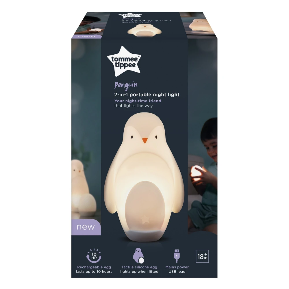 Tommee Tippee Veilleuse Bébé Grobrite Pingouin 2-en-1 Nomade 9 Tommee Tippee Veilleuse Bébé Grobrite Pingouin 2-en-1 Nomade – Image 9