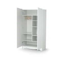 Chambre Trio Marelle Lit 60x120 Cm + Commode à Langer + Armoire Blanc -Allobébé tq061602130 8